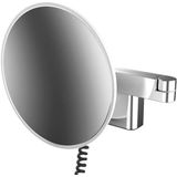 Emco - EVO - Make-up Spiegel - Zwart - Kristalglas - 5-voudige Vergroting