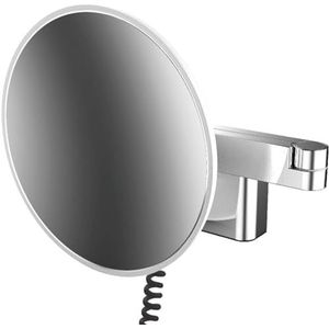 Emco - EVO - Make-up Spiegel - Zwart - Kristalglas - 5-voudige Vergroting