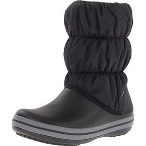 Crocs Dames Winter Puff Boot WOM Sneeuwlaarzen, Zwart Black Charcoal 070, 37/38 EU