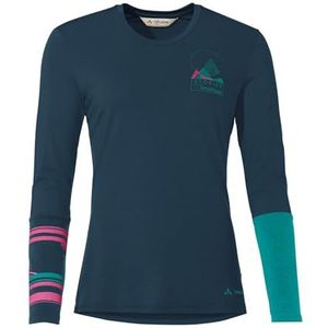 VAUDE Monviso Wool LS T-shirt voor dames, merinoshirt