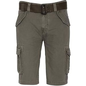 Schott NYC heren Trbatle30pk2 Bermuda shorts Olijf, 29W