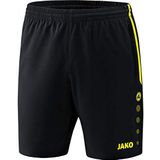 JAKO Heren Competition 2.0 Shorts, zwart (zwart/neongeel), XXL