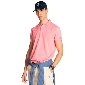 HARPER & NEYER YATCH Club Light Coral S Poloshirt voor heren, lichtkoraal, S