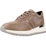 Geox Dames D Desya A Sneakers, Dk Taupe, 35 EU