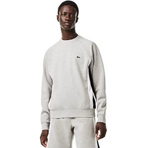 Lacoste SH5605 Sweatshirt, Silver China/Black-White, 4XL Heren, zilverkleurig/zwart/wit, 4XL