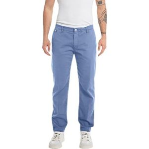 Replay Heren Regular fit Chino Jeans Benni X-Lite Plus collectie, 277 Blue Denim, 28W x 30L