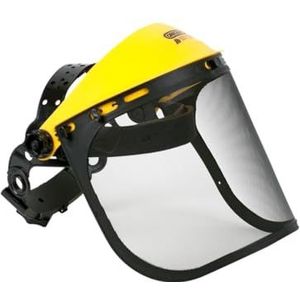 Oregon Browguard & Steel Mesh Vizier Combinatie PPE, verstelbare veiligheidsgezichtsbescherming bevestigd aan een hoofdbeschermer voor gezichts- en oogbescherming, voor bosbouw, tuinieren, houthakkers