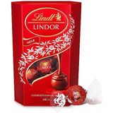 Lindt LINDOR Melkchocolade bonbons - 200 gram - 16 chocoladeballen - Zacht smeltende vulling - Chocolade Cadeau