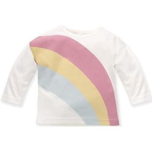 Pinokio Baby Blouse Long Sleeve Romantic, 100% katoen ecru met regenboog, meisjes maat 68-122 (122), ecru, 122 cm