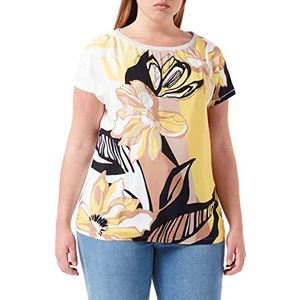 Betty Barclay Dames T-shirt, Crème/Geel, 40