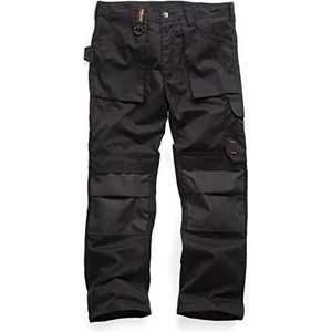Scruffs Heren Werkkleding Broek, Zwart (Zwart 001), 36W UK