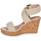 CHATTAWAK dames lady platform, beige, 40 EU