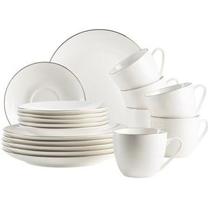 Mäser 934106 Belmira -Serie, klassischer Abendessen für 6 Personen, 12