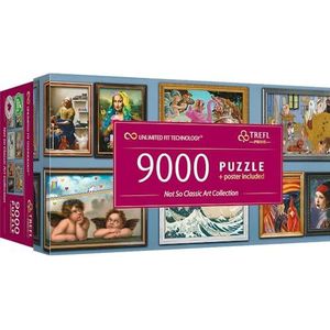 Trefl Prime - Puzzle UFT: Not So Classic Art Collection - 9000 Stukjes, Grote Puzzel, Dikste Karton, BIO, Collage, Grappige Puzzels Met Kunstwerken, Vermaak Voor Volwassenen En Kinderen Vanaf 12 Jaar