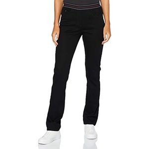 RAPHAELA by BRAX Dames slim fit jeans broek stijl pamina stretch met elastische tailleband, zwart, 34W x 30L