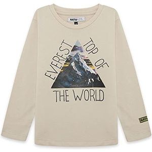 Tuc Tuc Everest North Side T-shirt voor kinderen, beige, 6Y voor kinderen