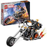 LEGO 76245 Marvel Ghost Rider Mech & motor Constructie Speelgoed met Mecha Actiefiguur voor Jongens en Meisjes, Superhelden Set, Speelgoed voor Kinderen vanaf 7 jaar, Kerstcadeau