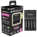 Panasonic Eneloop PRO Snelle Oplader Inclusief 4 Pro AA 2500mAh Batterijen BQ-CC55