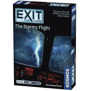Kosmos, EXIT: De stormachtige vlucht, Niveau: 2 van 5 | Unieke Escape Room Game, 1-4 spelers | Leeftijden 10+ |