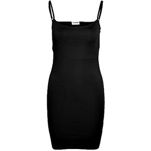 Noisy may Nmteresa S/L strap jurk Noos jurk voor dames, zwart, XL