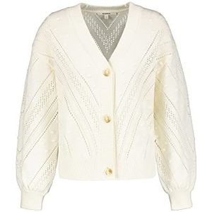 Garcia Dames Cardigan, gebreide jas, gebroken wit, XXL, off-white, XXL