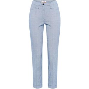 Raphaela by Brax Lorella Fine Minimal Print, Donkerblauw, 32W x 32L