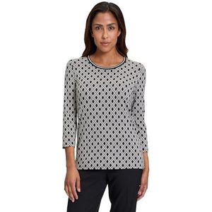 Betty Barcloay T-shirt voor dames, zwart/crème., 40