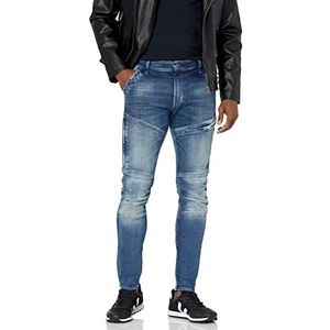 G-Star Raw Rackam 3D Skinny Fit Jeans voor heren, Vervaagde heldere lucht, 36W / 32L