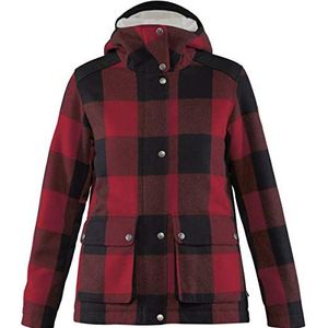 FJALLRAVEN Greenland Re-Wool Jacket W Jacket, dames, rood-zwart, XL
