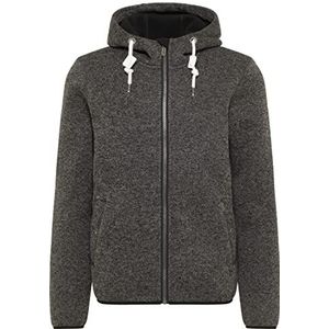 Colina Heren gebreide fleece blouson sweatshirt, grijs melange, S