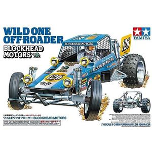 TAMIYA - Blockhead Motors - RC-Bouwset - Lichtblauw - Polycarbonaat