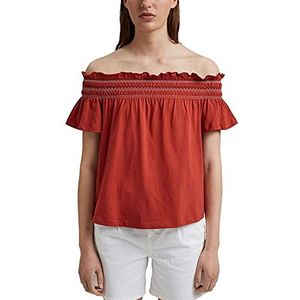 edc by ESPRIT T-shirt voor dames, 805/terracotta., S