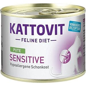 Kattovit Feline Diet Sensitive Kalkoen, 12 x 185 g