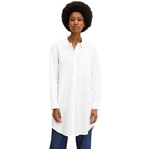 TOM TAILOR Dames blouse met strepen 1025809, 20000 - White, 34