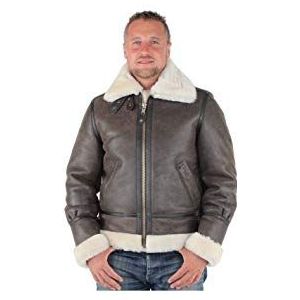 Schott NYC heren bombardier, bruin (bruin 80), 4XL