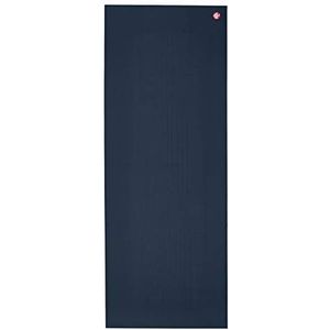 Manduka PRO Yogamat - Premium 6 mm dikke reismat, hoogwaardige grip, ultra demping voor ondersteuning en stabiliteit in yoga, pilates, gym en elke algemene fitness, middernacht 71 x 26 inch