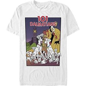 Disney Classics 101 Dalmatians - VHS Cover Unisex Crew neck T-Shirt White L