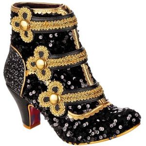 Irregular Choice Mouse King Boots, zwart EUR 37 (UK 4), Zwart, 37 EU