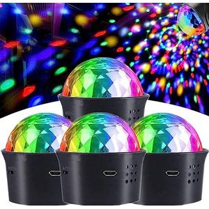 CCHKFEI Kleur LED lamp Multicolor Disco Ball Stage Verlichting Lampen auto Disco Ball Licht Disco Lichten Party Multicolor Prop Licht voor Kinderen & Volwassenen