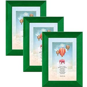 Postergaleria houten fotolijst, groen, 10x15 cm, 1 stuk