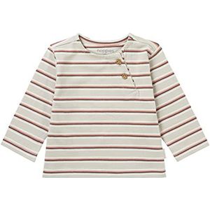Noppies Baby Baby Jongens Jongens Tee Monmouth Long Sleeve Stripe T-Shirt, Willow Grey-N044, 74, Willow Grey - N044, 74 cm