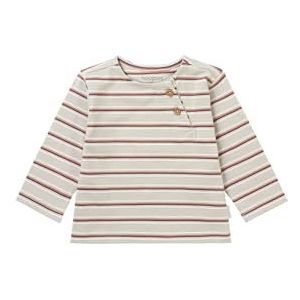 Noppies Baby Baby jongens jongens Tee Monmouth Long Sleeve Stripe T-shirt, Willow Grey-N044, 62, Willow Grey - N044, 62 cm