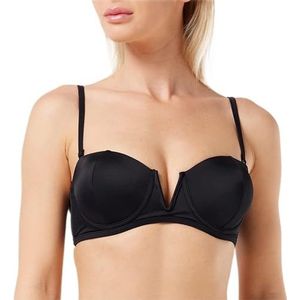 Dagi Dames Strapless Bikini Top, zwart, 38