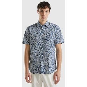 United Colors of Benetton heren overhemd, Blauw, M