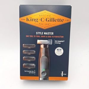 King C. Gillette Stubble cadeauset, inclusief baardtrimmer Style Master, 4 kammen en vochtinbrengende crème voor gezicht en baard voor 3 dagen