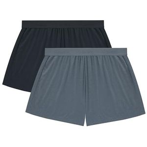 Hanes Pijama kousen (2 stuks) voor dames, zwart/grijs Stargazer, M