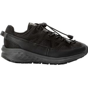 Jack Wolfskin Villi Low K Sneakers voor kinderen, uniseks, zwart, 26 EU