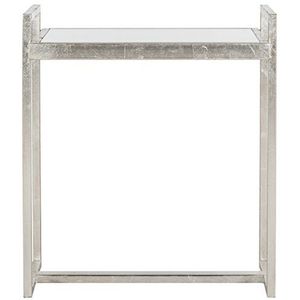 Safavieh EAF2534B Glendale bijzettafel, metaal, 43 x 30 x 50,8 cm, zilverkleurig