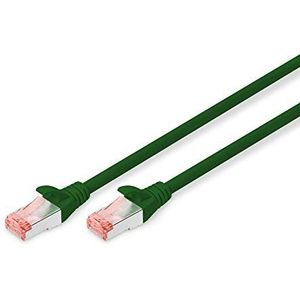 DIGITUS LAN kabel Cat 6 - 5m - RJ45 netwerkkabel - S/FTP afgeschermd - Compatibel met Cat 6A & Cat 7 - Groen