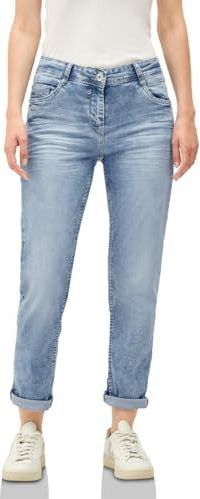 CECIL - Jeans - Blauw Denim - 7/8 Lengte - Regular Fit